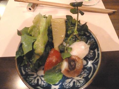 ５８自家製鶏ハムアマホリさんのトマト明石蛸愛媛天然クレソン徳島タケノコ