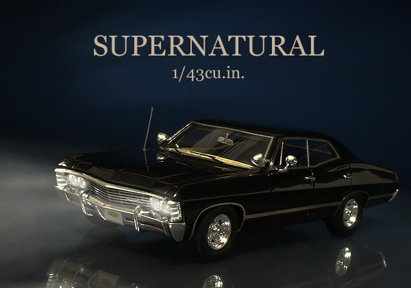 超自然なスポットランプ 実は劇中車 Tsm 67 Chevrolet Impala Sport Sedan From Supernatural 1 43cu In