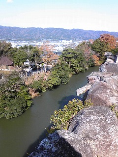 伊賀上野　石垣とお堀