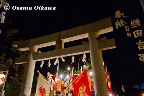 姥神大神宮渡御祭　2012　上町巡幸　最後のお詣り　蛭子山