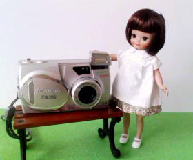 大きな古いカメラ。