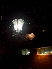 冬の街灯。