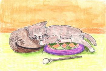 猫と木魚