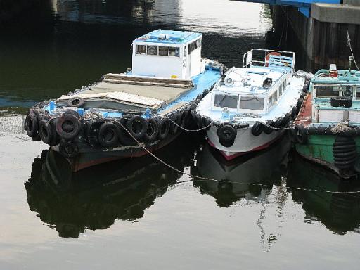 大岡川　ポンポン船