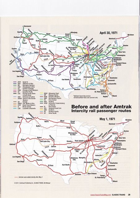 アムトラック地図