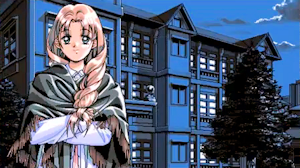病院前の桜子